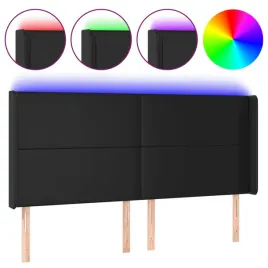 zaglowek-led-czarny-203x16x118-cm-regulowana-wysokosc