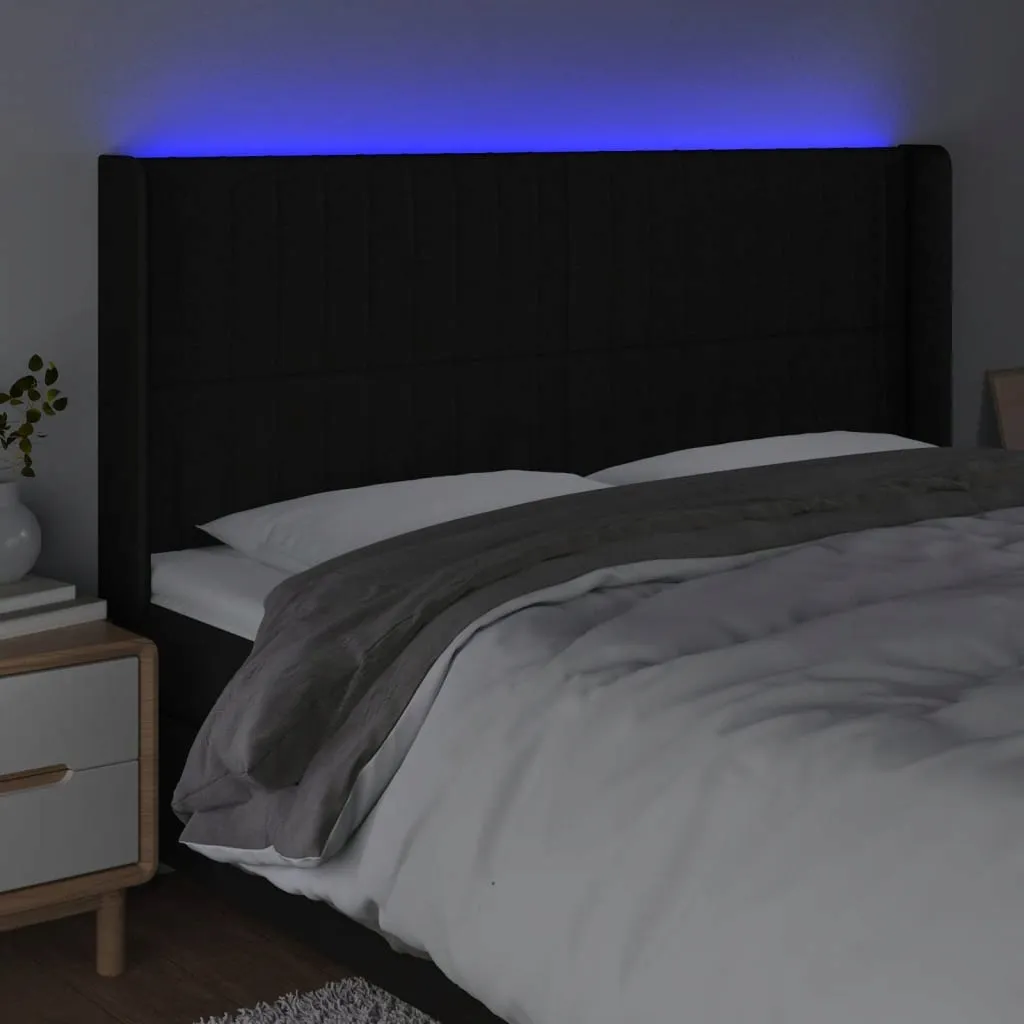 zaglowek-led-czarny-203x16x128-cm