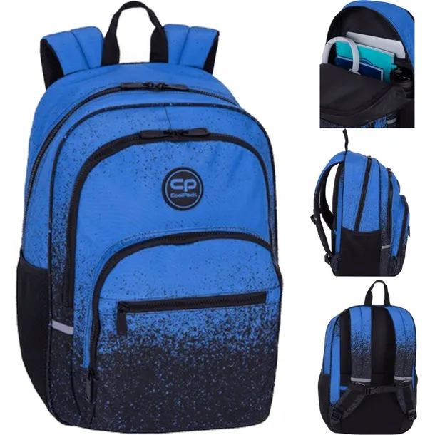 Coolpack Plecak Szkolny Młodzieżowy Alfa Blue Dot F155978