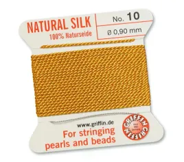griffin-nic-jedwabna-z-igla-100percent-natural-silk-090mm-2m-amber