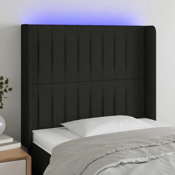 zaglowek-led-czarny-93x16x118-128-cm-stan-nowy