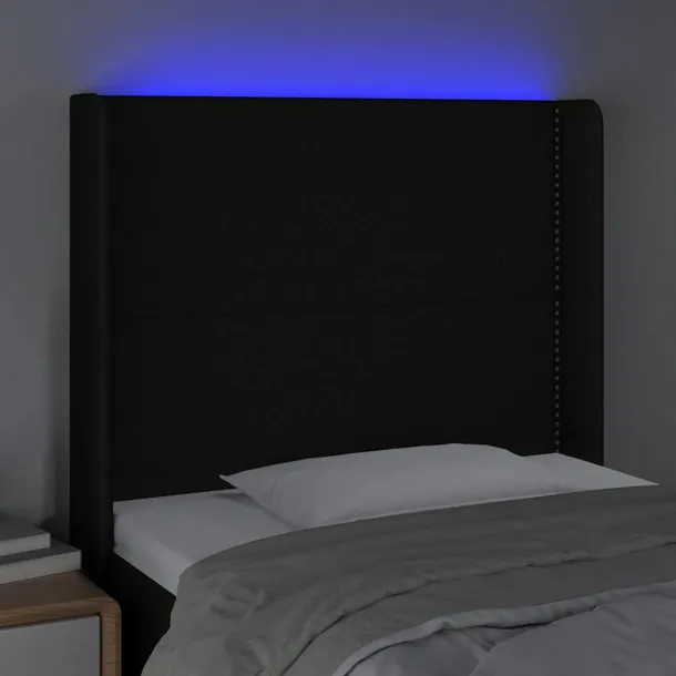 zaglowek-led-czarny-93x16x118cm-szerokosc-mebla-93-cm