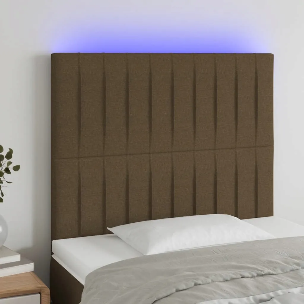 zaglowek-led-dark-brown-100x5x118-128-cm