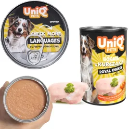 karma-mokra-dla-psa-puszka-uniq-pets-royal-chicken-kurczak-375g
