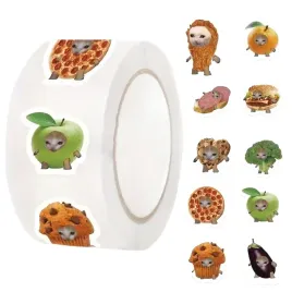 naklejki-do-scrapbookingu-na-rolce-smieszne-memy-koty-jedzenie-500szt