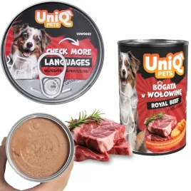 karma-mokra-dla-psa-puszka-uniq-pets-royal-beef-wolowina-375g