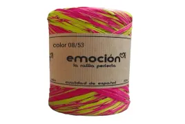 rafia-syntetyczna-kolor-amarantowo-limonkowa-wstazka-08-53-200m