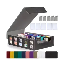 skorzany-organizer-walizka-na-karty-kolekcjonerskie-czarno-szary