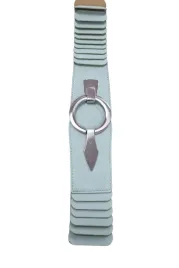 elegancki-pasek-damski-elastyczny-ze-srebrnym-zdobieniem-zielony-uni