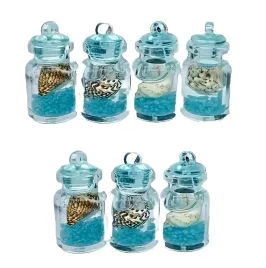 zawieszki-buteleczki-swiecace-w-ciemnosci-z-muszelka-niebieskie-8-szt