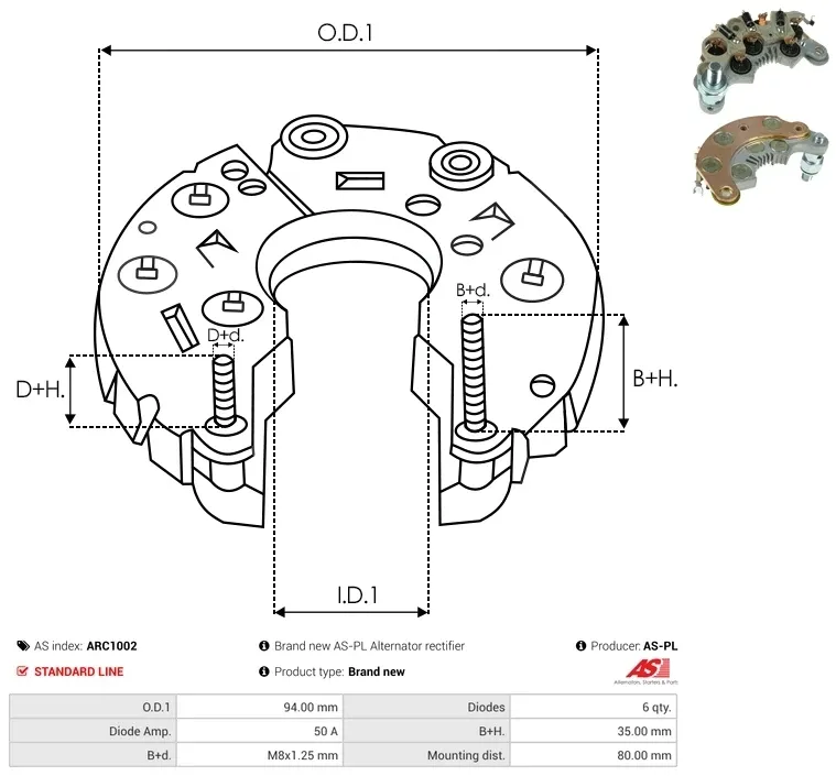 prostownik-alternatora-arc1002-delco-opel-as-pl-stan-nowy
