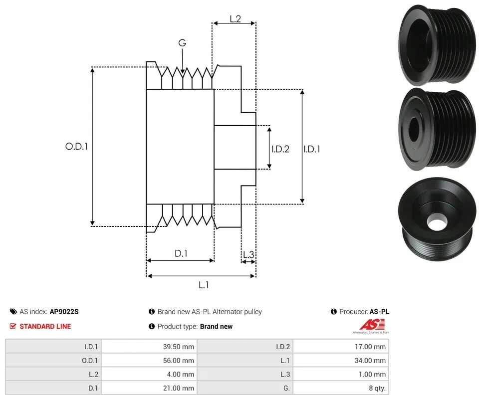 kola-pasowe-alternatora-ap9022s-as-pl-stan-nowy