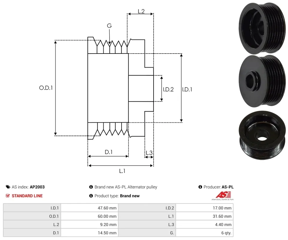 kola-pasowe-alternatora-ap2003-as-pl-stan-nowy