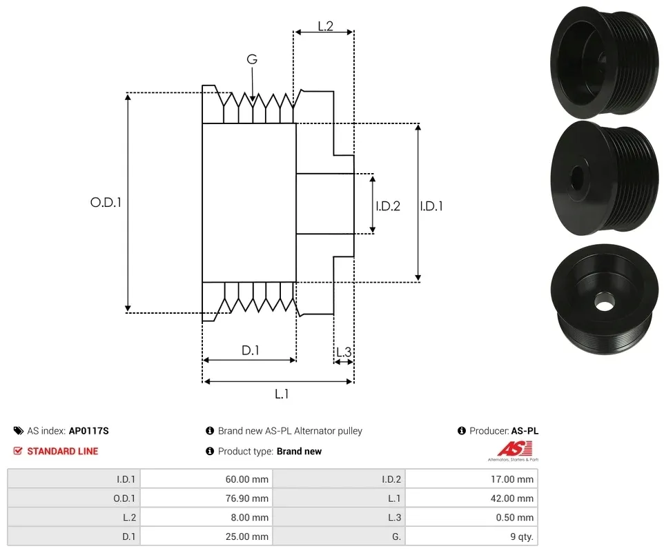 kola-pasowe-alternatora-ap0117s-as-pl-stan-nowy