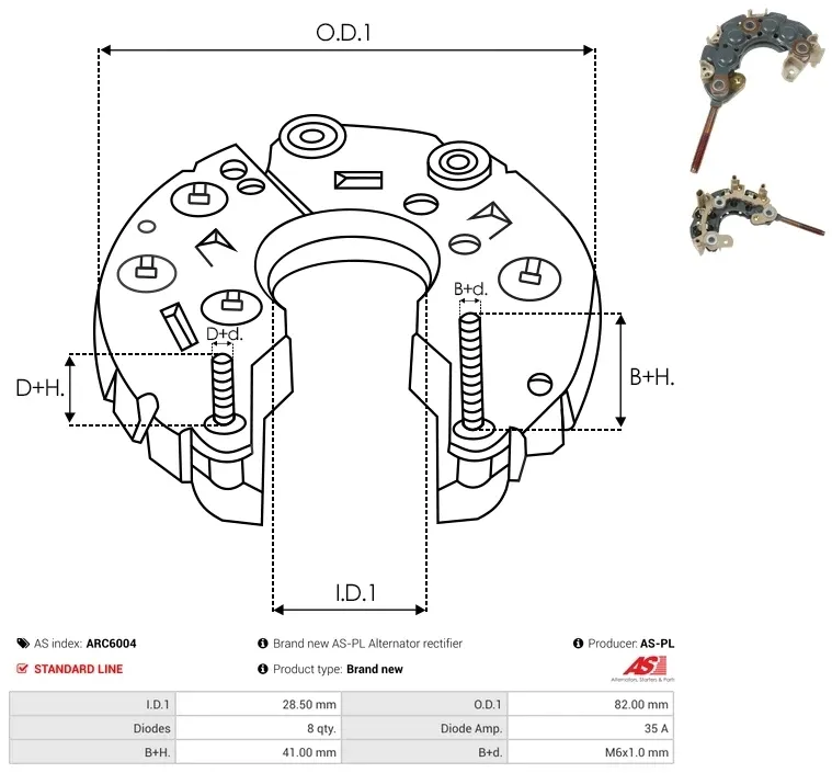 mostek-diodowy-alternatora-arc6004-typ-denso-stan-nowy