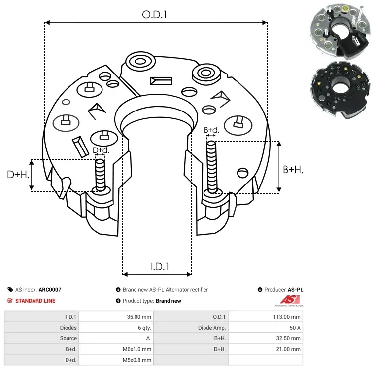 mostek-diodowy-alternatora-arc0007-typ-bosch-stan-nowy