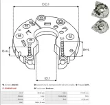 mostek-diodowy-alternatora-arc0164-as-pl-stan-nowy