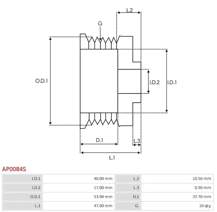 kola-pasowe-alternatora-ap0084s-as-pl-stan-nowy
