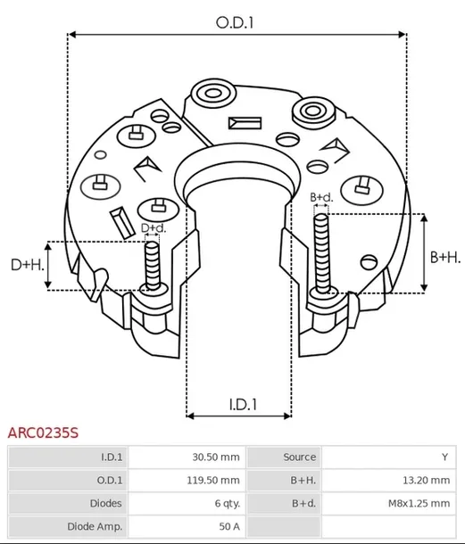 prostownik-alternatora-arc0235s-as-pl-producent-czesci-as-pl