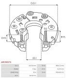 mostek-diodowy-alternatora-arc9057s-as-pl-stan-nowy