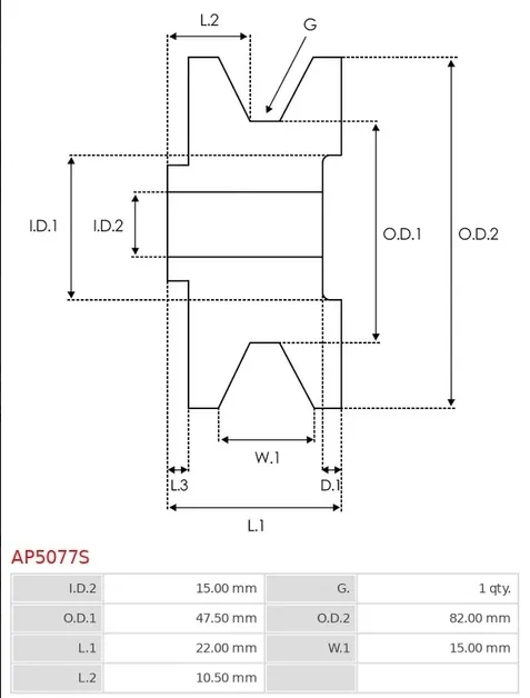 kolo-pasowe-ap5077s-as-pl-stan-nowy