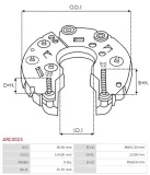 mostek-diodowy-alternatora-arc0023-producent-czesci-as-pl