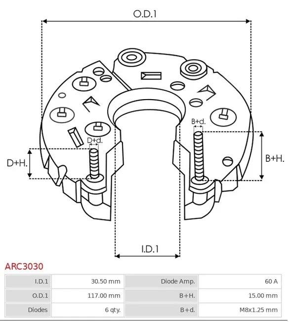 mostek-diodowy-alternatora-arc3030-as-pl-stan-nowy