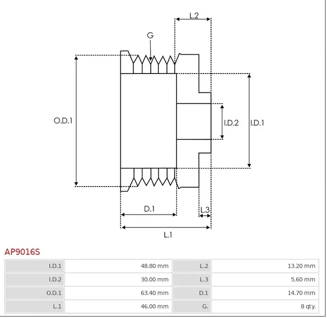 kolo-pasowe-ap9016s-as-pl-stan-nowy