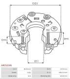 mostek-diodowy-alternatora-arc5219s-producent-czesci-as-pl