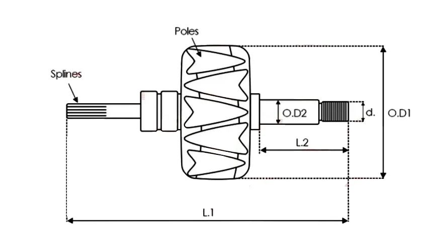 as-pl-ar5013-wirnik-alternatora-mitsubishi-stan-nowy