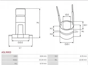 komutator-alternatora-asl9003-stan-nowy
