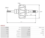 wirnik-alternatora-ar0013-typ-bosch-stan-nowy
