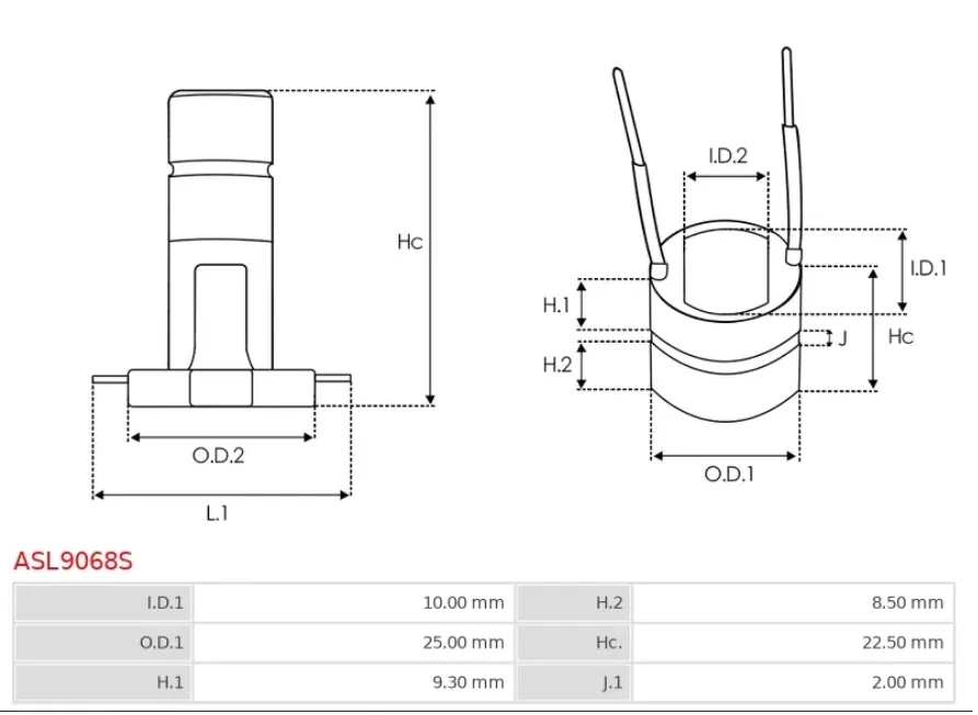 komutator-alternatora-asl9068s-stan-nowy