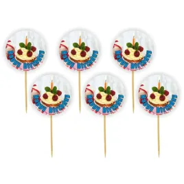 pikery-happy-birthday-muffinka-niebieski-napis-6-szt
