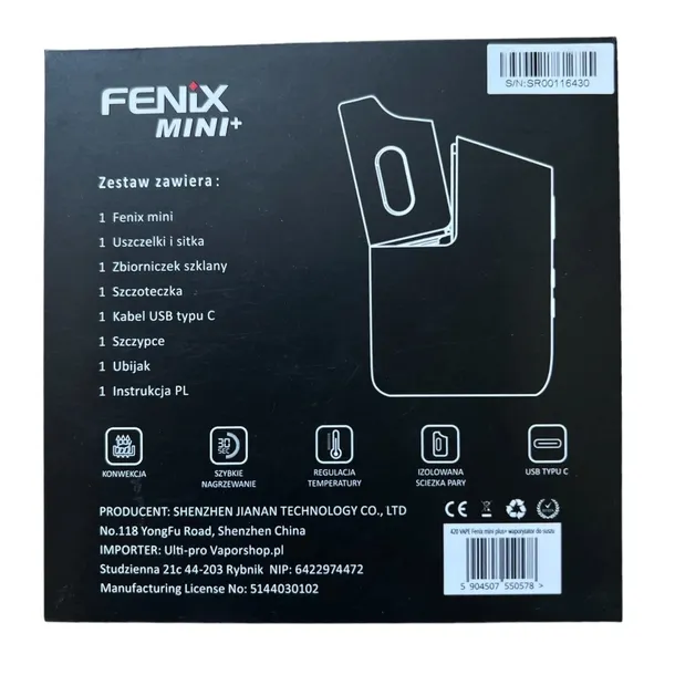fenix-mini-waporyzator-do-suszu-fenix-mini-plus-stan-nowy