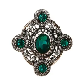 broszka-damska-z-dzetami-biale-i-zielone