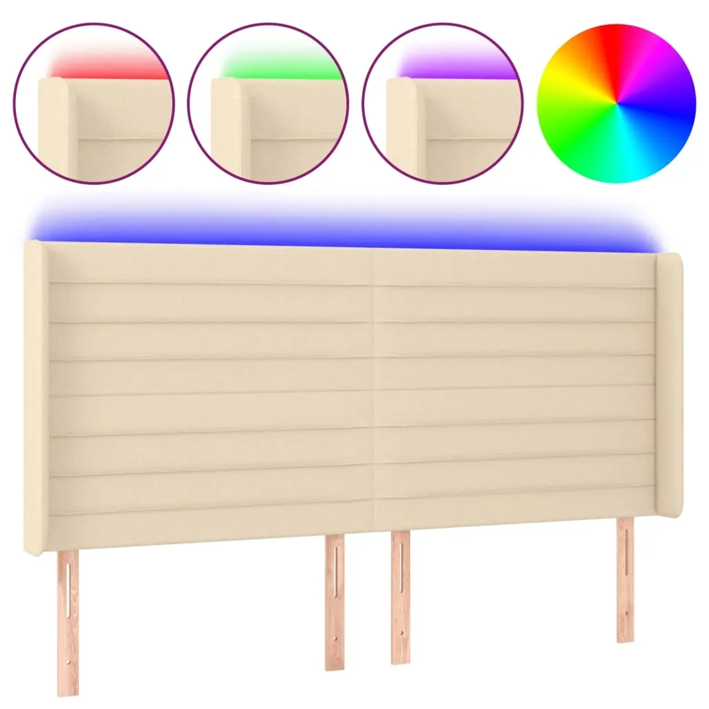 zaglowek-led-kremowy-203x16x118-128-cm