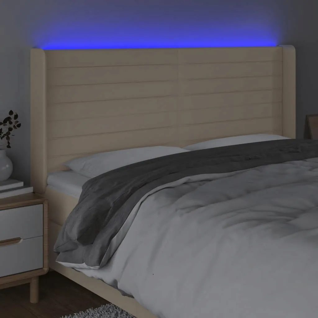 zaglowek-led-kremowy-203x16x118-128-cm