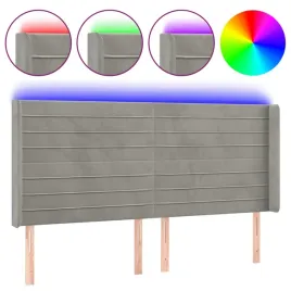 zaglowek-led-lux-aksamit-203x16x118-128-cm-jasnoszary