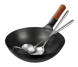 zestaw-wok-30-cm-stal-weglowa-indukcja-gaz-lopatka-lyzka-yosukata