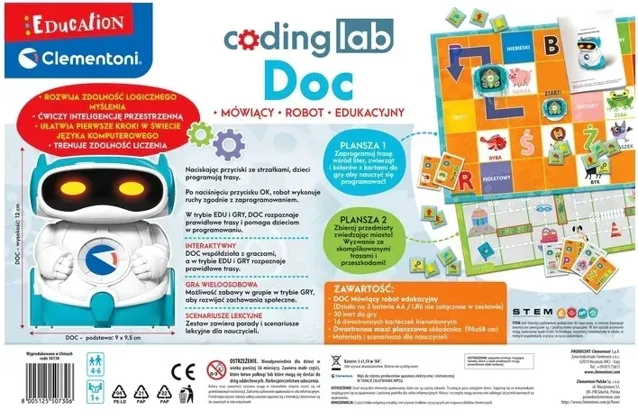 clementoni-coding-lab-robot-edukacyjny-doc-stan-nowy