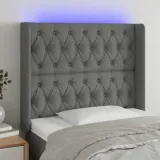 zaglowek-led-stylish-grey-93x16x118-128-cm-stan-nowy