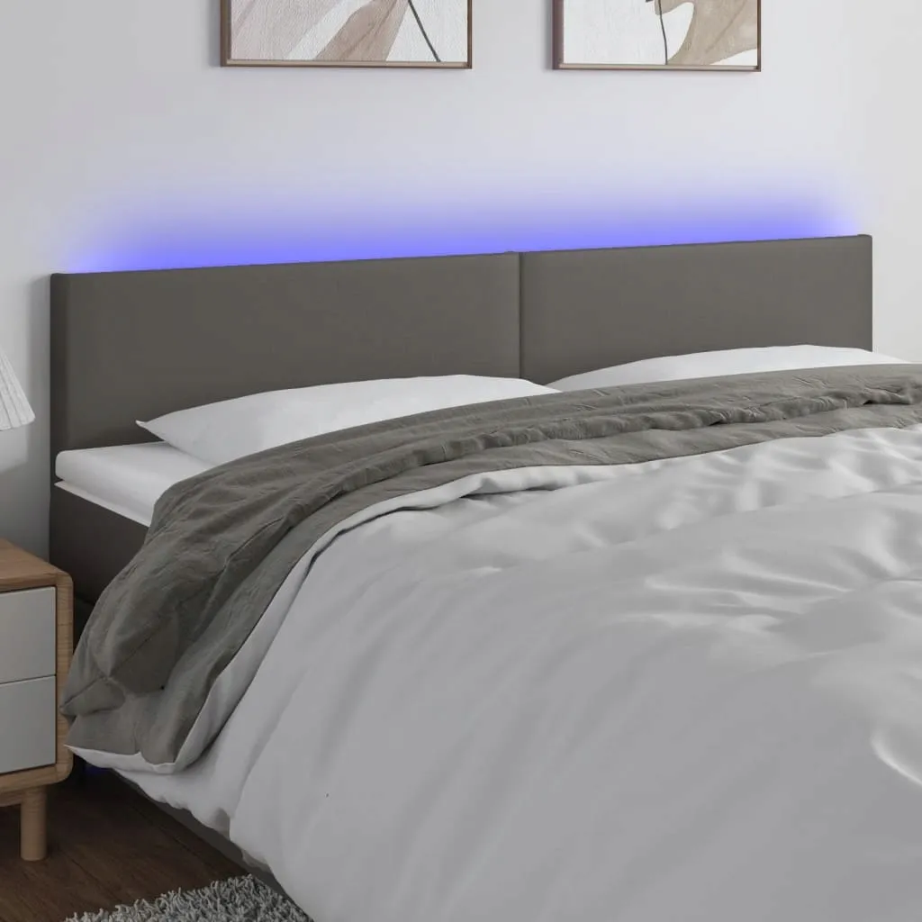 zaglowek-led-szary-160x78-88-cm