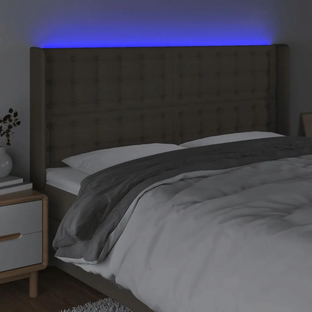 zaglowek-led-taupe-163x16x118-cm