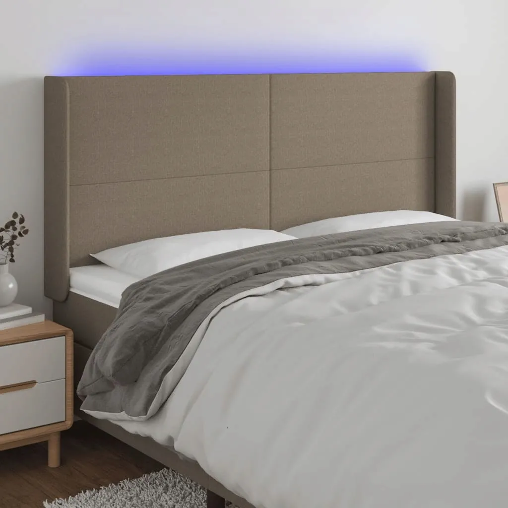 zaglowek-led-taupe-183x16x128-cm