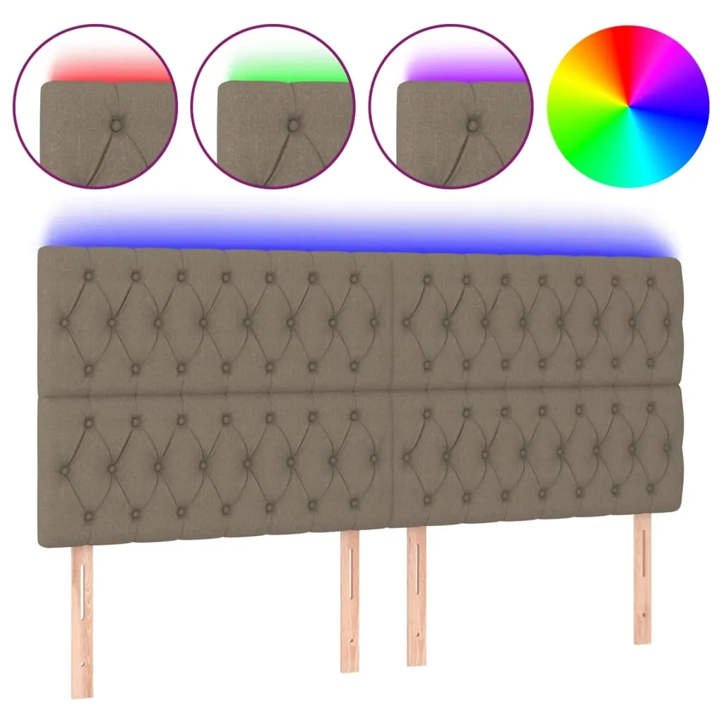 zaglowek-led-taupe-200x118-cm-ip65