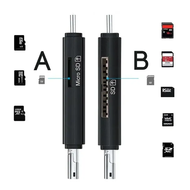 5w1-czytnik-kart-sd-microsd-usb-usb-c-micro-usb-1-waga-z-opakowaniem-0-3-kg-stan-nowy