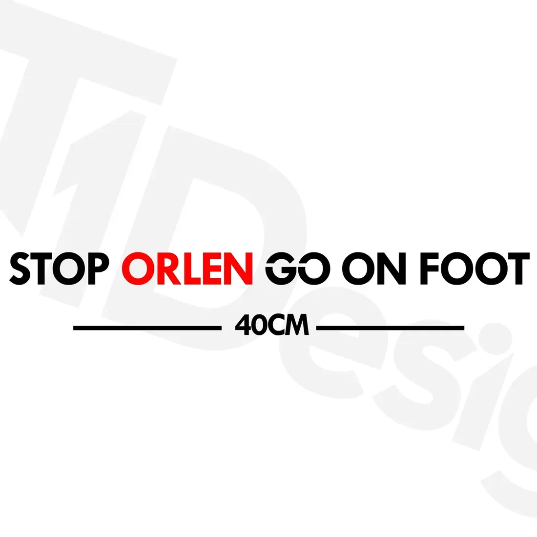 stop-orlen-go-on-foot-naklejka