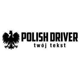 naklejka-na-szybe-polish-driver-twoj-tekst