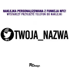 personalizowana-naklejka-twitter-z-nfc
